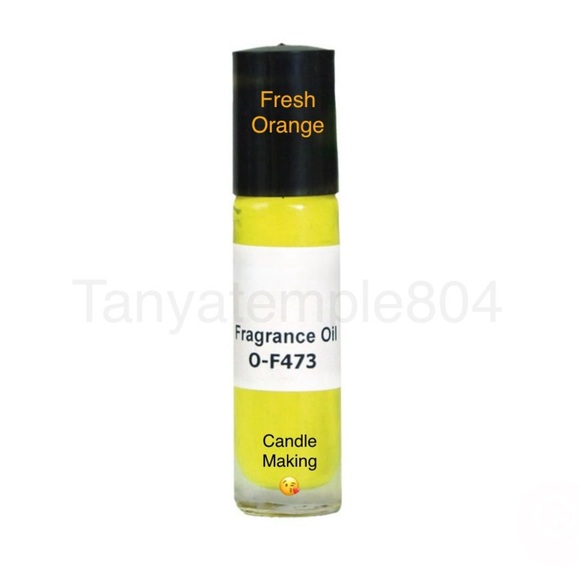 Fresh Orange Fragrance Oil 1/3 Oz Glass Roll-On Bottle - Picture 1 of 6
